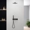 Kibi Cube 2 Function Thermostatic Shower System With Rough In Valve - Matte Black KSF414MB - alternate 4